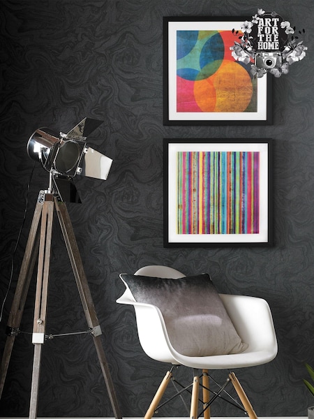 Art For The Home Multi Neon Stripe Wall Art (205748) | £35