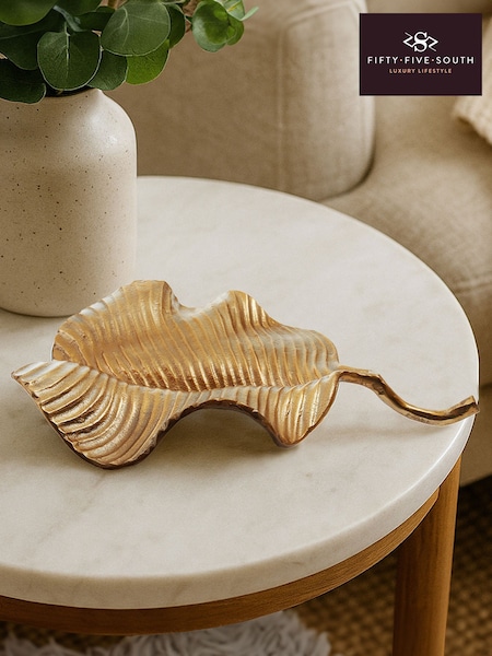 Fifty Five South Prato Aluminium Leaf Dish
