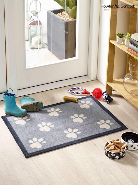 Howler & Scratch Multi Big Paws Washable Non Slip Doormat (206914) | £20