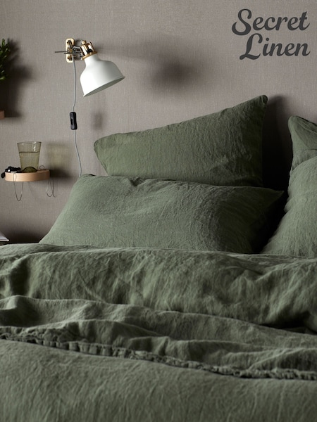 Secret Linen Store 100% Linen Pillowcase