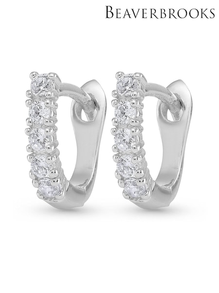 Beaverbrooks Cubic Zirconia Huggie Earrings (207333) | £35