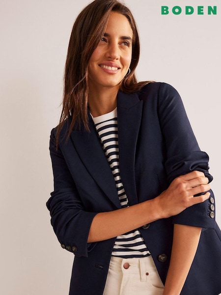 Boden Blue The Marylebone Jersey Blazer (207589) | £120