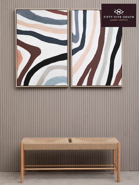 Fifty Five South Astratto Set Of Two Abstract Wall Art
