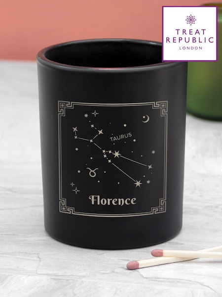 Personalised Zodiac Candle Holder By Treat Republic