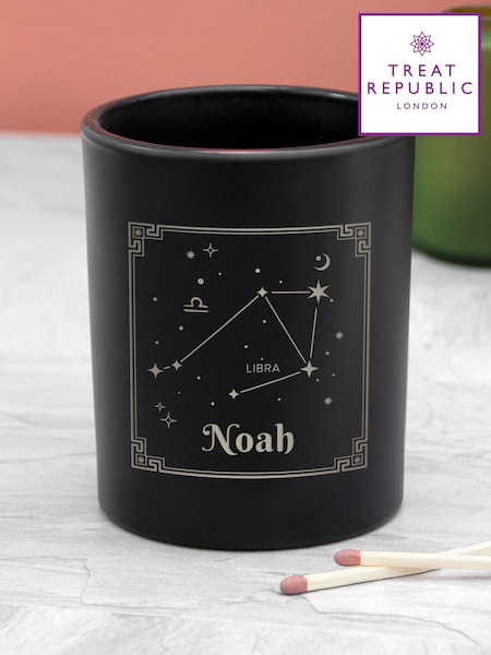 Personalised Zodiac Candle Holder By Treat Republic