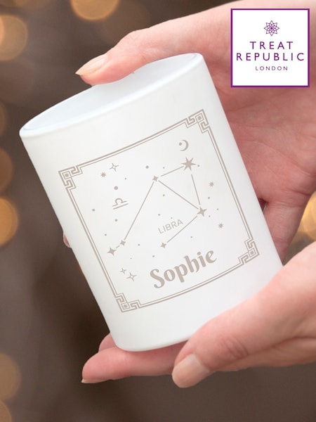 Personalised Zodiac Candle Holder By Treat Republic