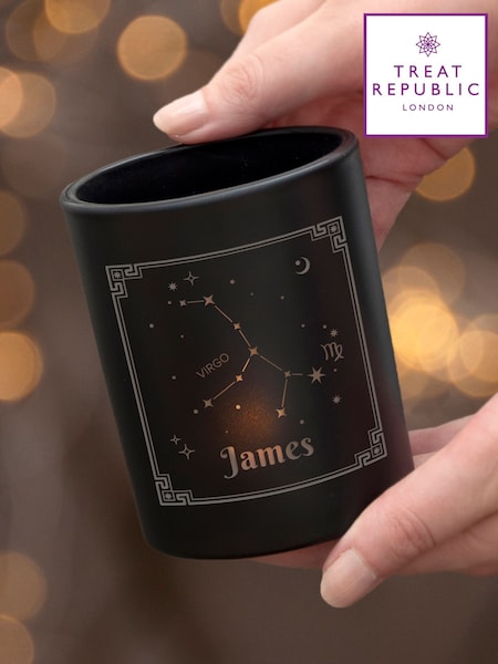 Personalised Zodiac Candle Holder By Treat Republic