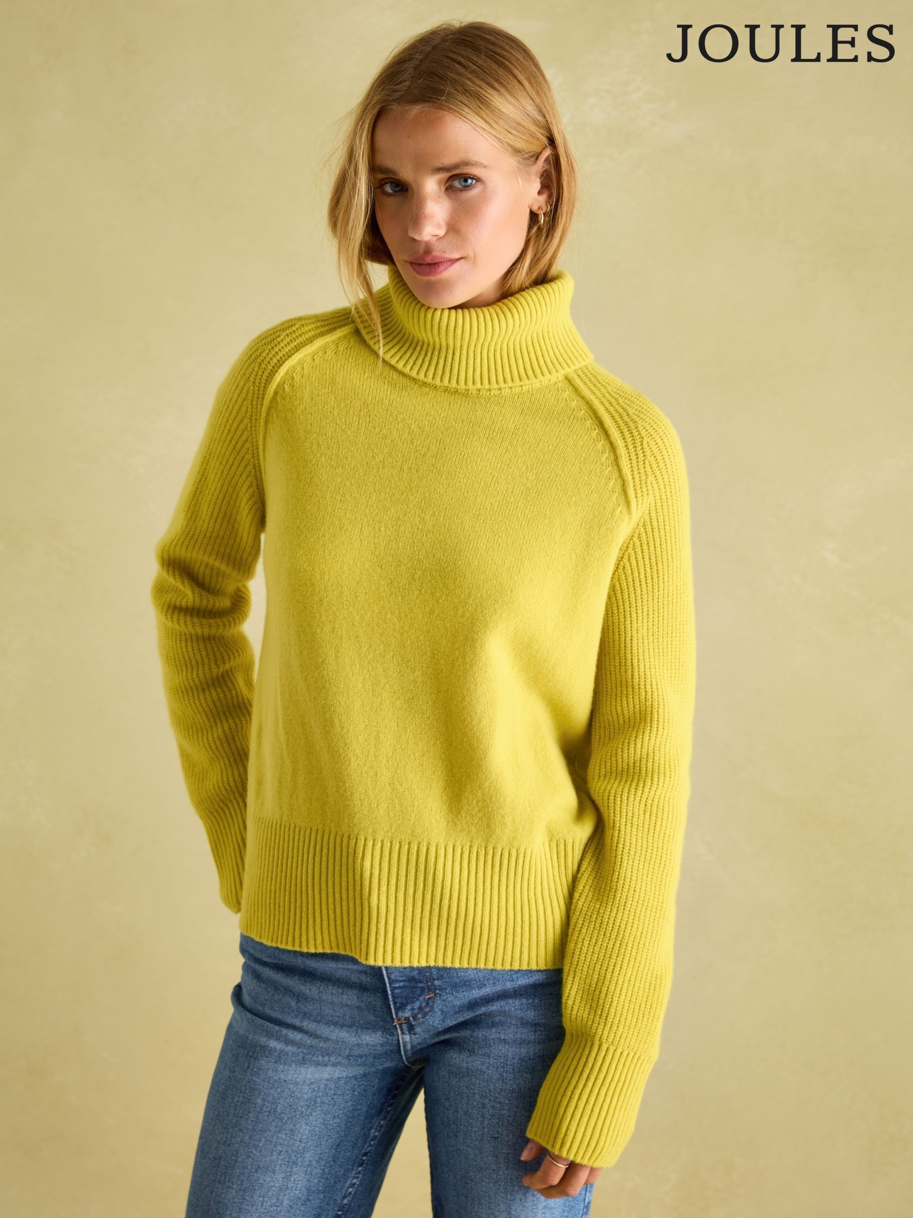 Buy Women s Yellow Roll Neck Jumpers Online Next UK