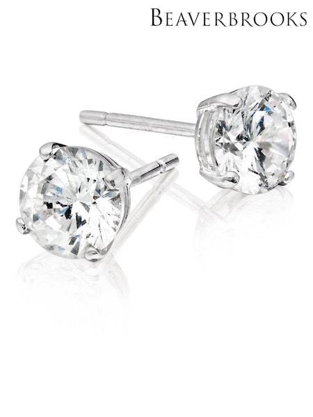 Beaverbrooks 9ct Cubic Zirconia Stud Earrings (210209) | £150