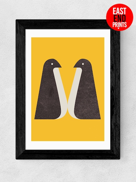 East End Prints Black Penguin Print (210538) | £50 - £130