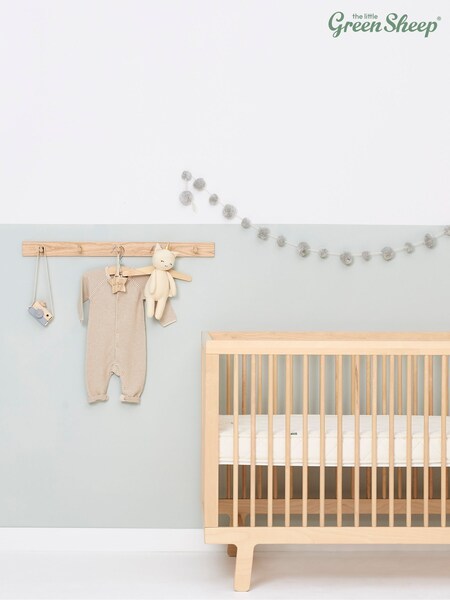 The Little Green Sheep Natural Natural Twist Cot Bed (211408) | £220
