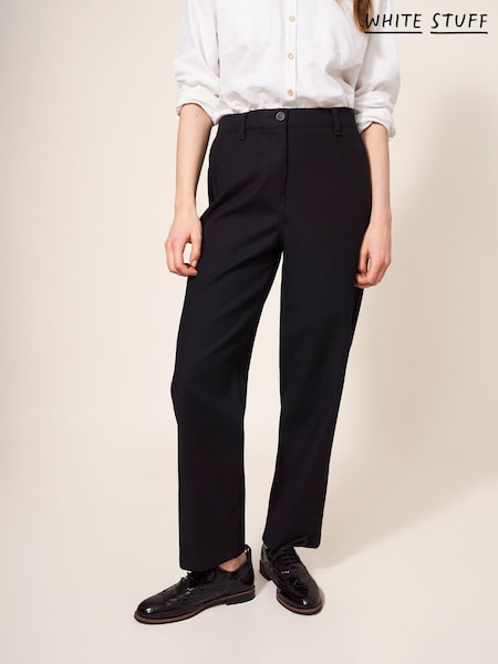 White Stuff Black Savannah Stretch Trousers (211414) | £65