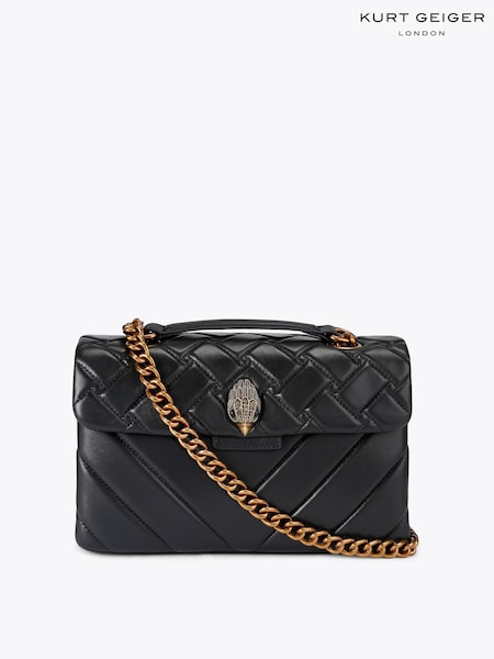 Kurt Geiger London Leather Kensington Black Day Bag (211516) | £189