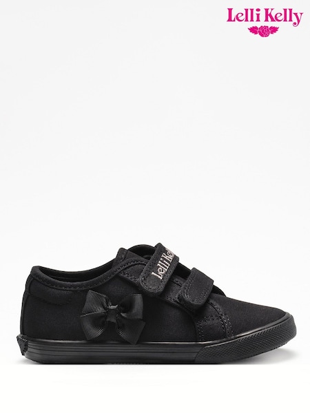 Lelli Kelly Black Hook and Loop Trainers (212642) | £30