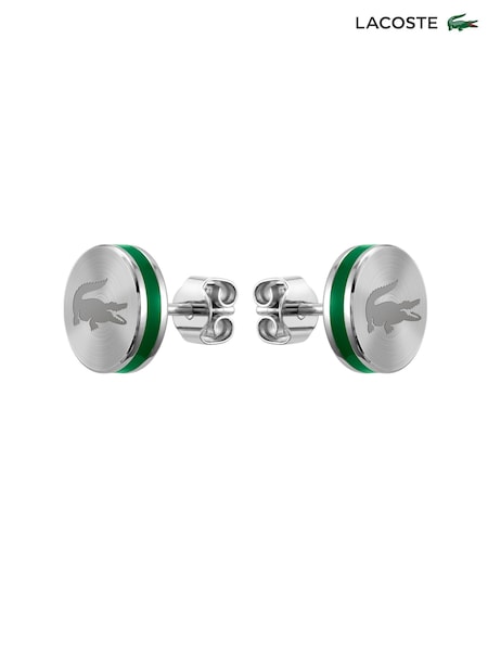 Silver Tone - Regular Lacoste Lacoste Gents Baseline Stainless Steel Earrings