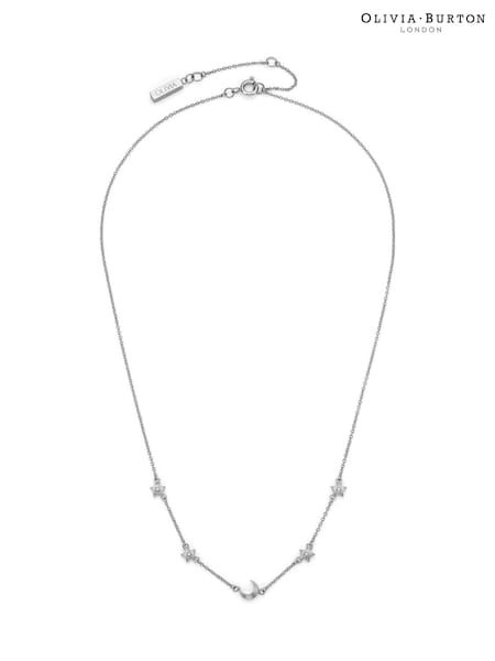 Silver Tone - Olivia Burton Olivia Burton Stainless Steel Celestial Chain Necklace