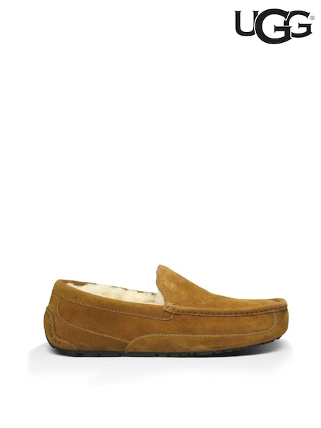 UGG Tan Brown Ascot Slippers (213434) | £120