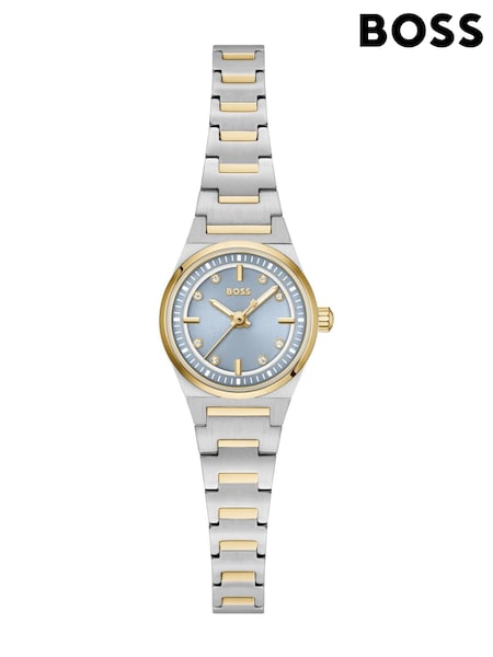 Silver/Gold - Boss Candor Gracey Stainless Steel Watch