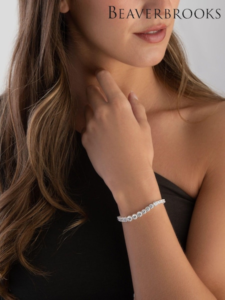 Beaverbrooks Sterling Silver Cubic Zirconia Bracelet (213468) | £265