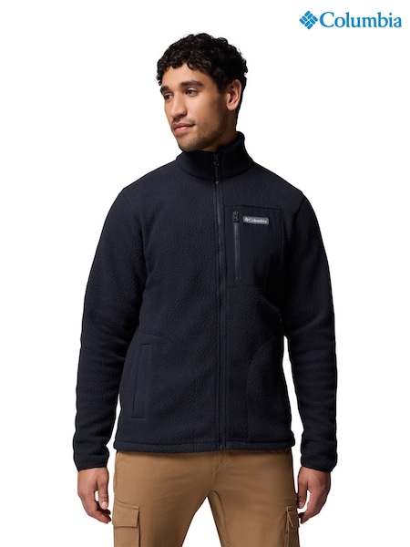 Black - Regular Columbia Jasper Ridge Pebbled Full Zip Fleece