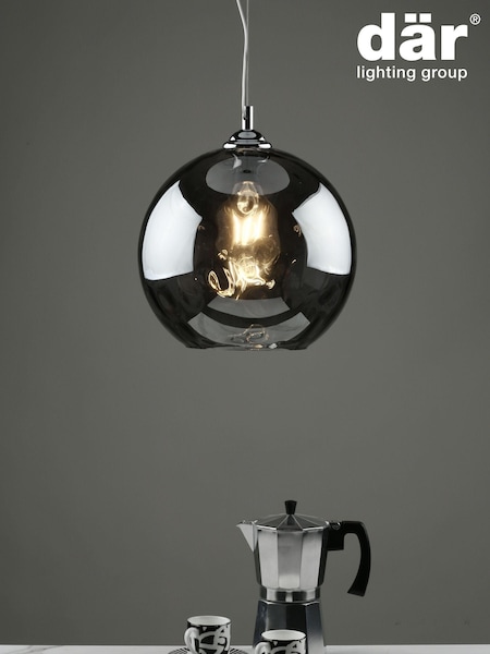 Dar Lighting Clear Aulax Ceiling Light Pendant (214550) | £89