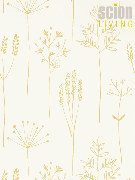 Scion Yellow Stipa 10.05M Wallpaper (214597) | £48