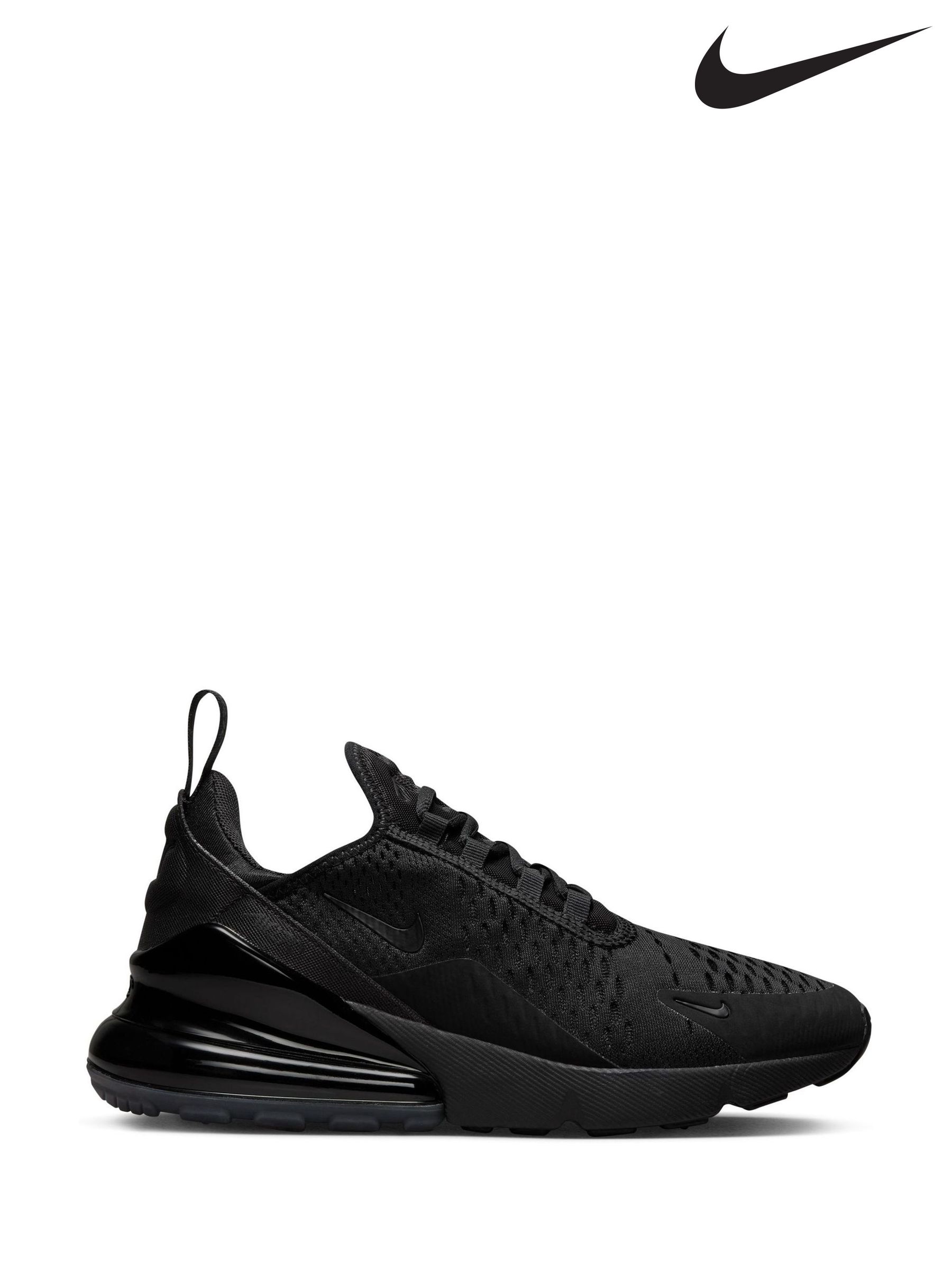 Womens nike black trainers sale outlet