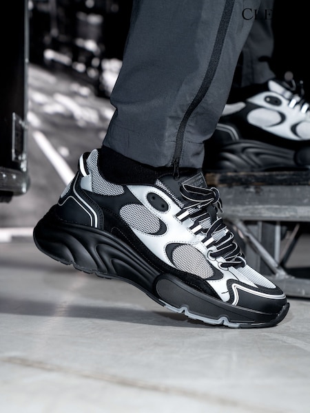 Black/Grey - Regular Cleens Pulse Trainers