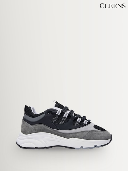 Carbon Grey - Regular Cleens Aero Trainers