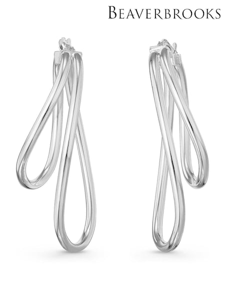 Beaverbrooks Double Hoop Earrings (215469) | £55