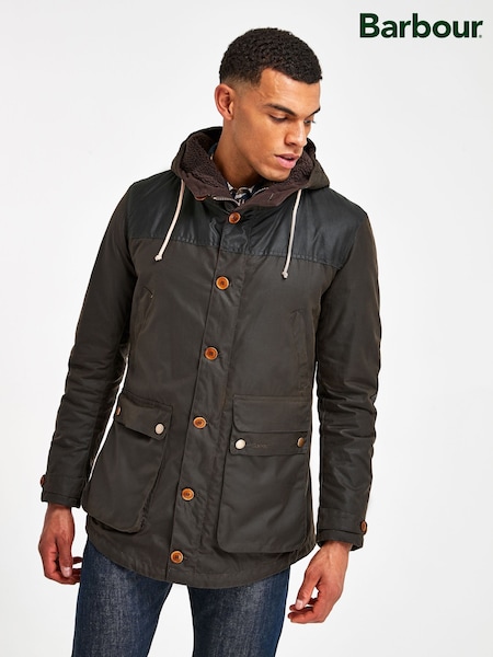 Barbour® Olive Green Game Parka Jacket (215645) | £349