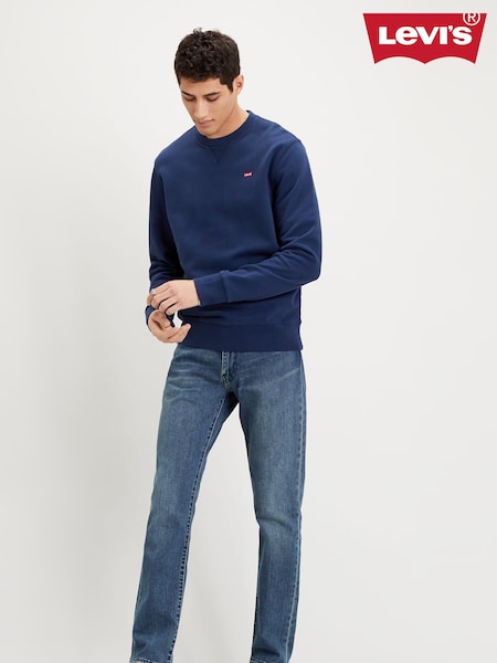 Levi's® Navy Blue New Original 100% Cotton Sweatshirt (215826) | £55