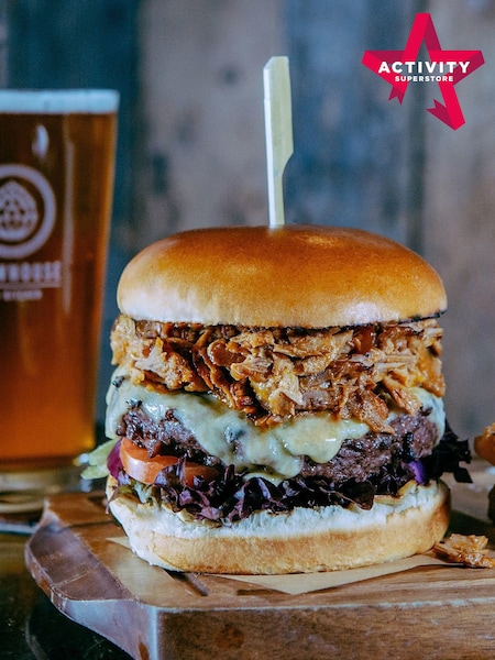 AS Gourmet Burger Meal & Craft Beer for Two Gift Experience (216379) | £45