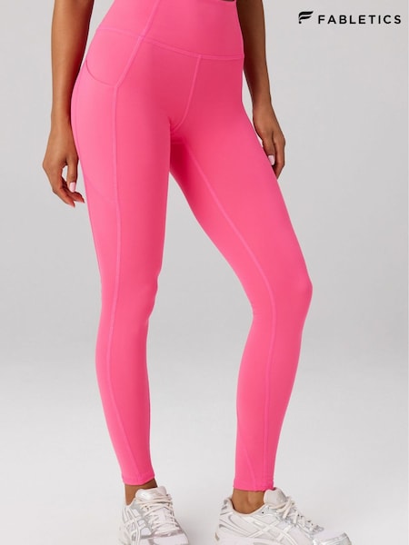 Pink - Fabletics Oasis High-waisted Leggings