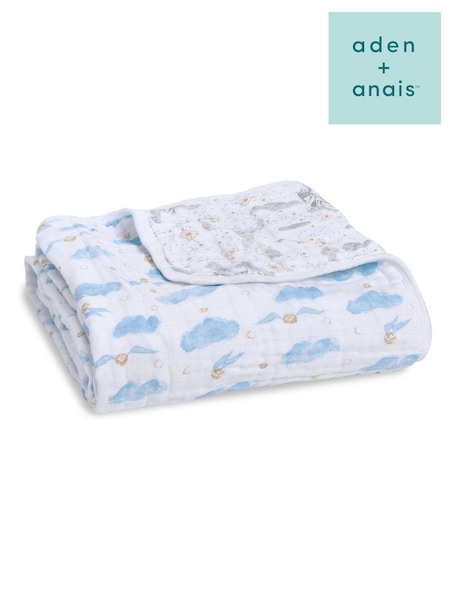 aden + anais White 100% Cotton Blanket (216703) | £50