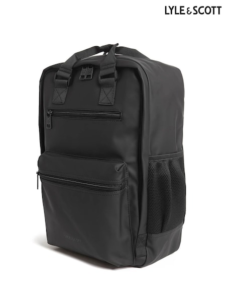 Black - Regular Lyle & Scott Weather Resistant Backpack