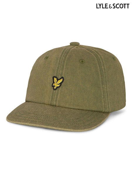 Green - Regular Lyle & Scott Washed Cap