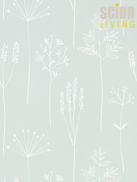 Scion Green Stipa 10.05M Wallpaper (217499) | £48