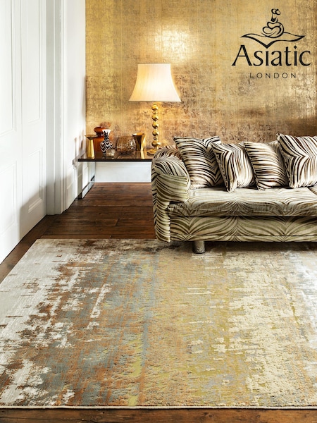 Asiatic Rugs Brown Aurora High Shine Rug (217532) | £70 - £340