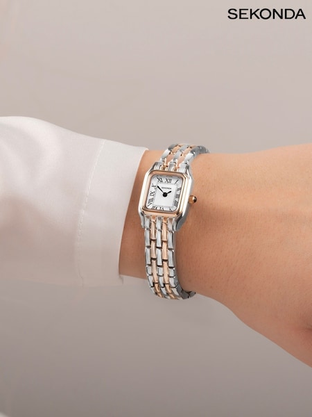 Sekonda Ladies Gold Tone Monica Alloy Bracelet Watch (218968) | £60