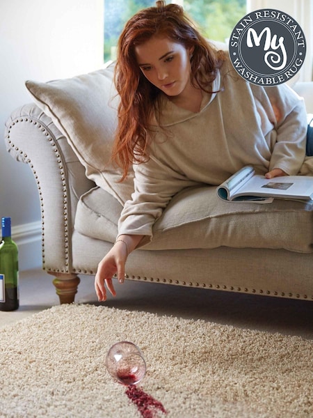 My Rug Stone Soft Stain Resistant And Washable Rug (220189) | £28 - £134