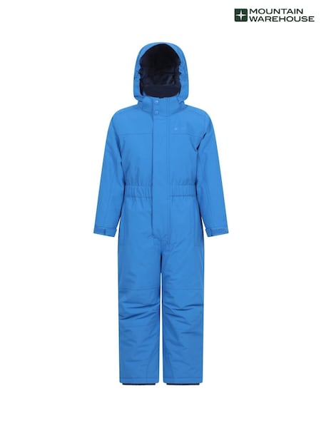 Blue - Mountain Warehouse Cloud All In One Waterproof Snowsuit