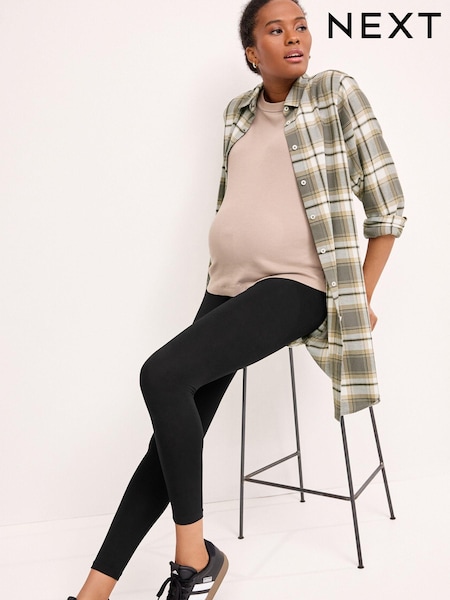 Black/Navy Blue Maternity Essential Leggings 2 Pack (220600) | £28