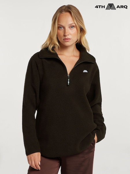 Brown - 4th Arq Lennox Half-zip Fleece