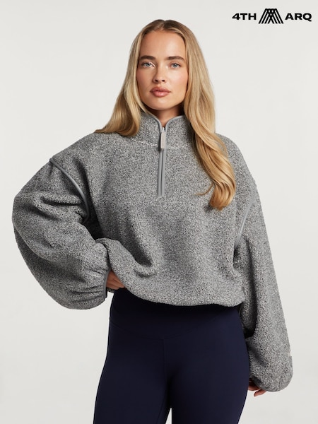 Grey - 4th Arq Sloane Half-zip Fleece