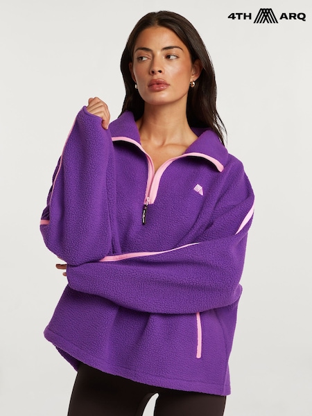 Purple - 4th Arq Maddox Half-zip Fleece