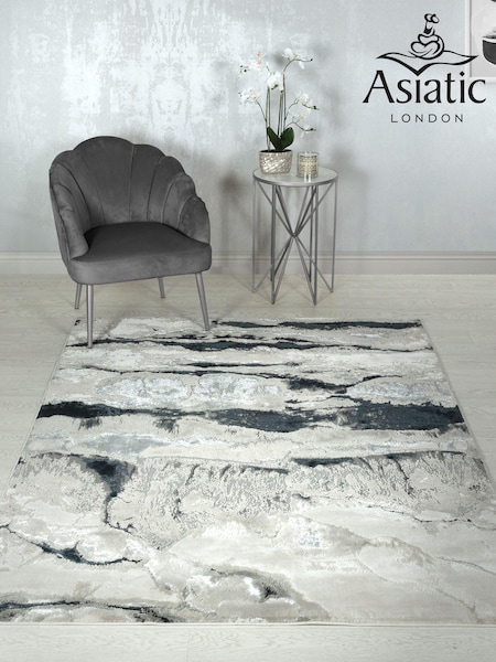Asiatic Rugs Grey Aurora Quartz Rug (222006) | £70 - £340