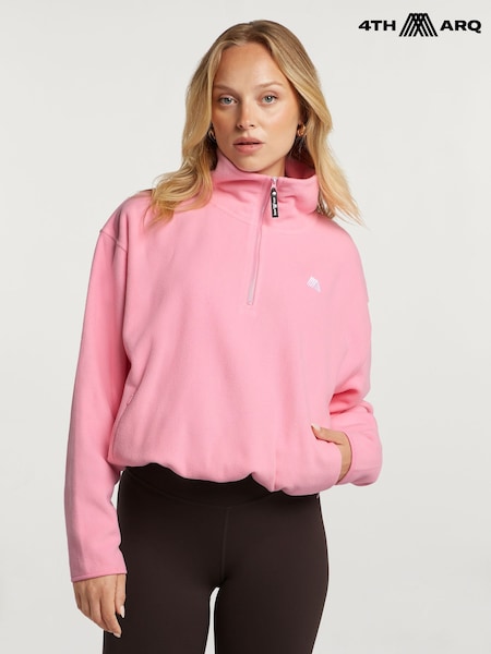 Pink - 4th Arq Phoenix Cloud Half-zip Fleece