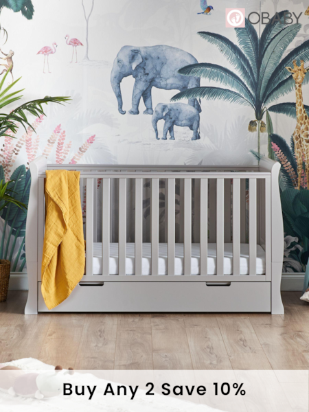 Obaby Grey Stamford Classic Cot Bed (222432) | £355