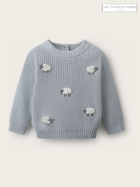 Blue - The White Company Blend Sheep Jumper